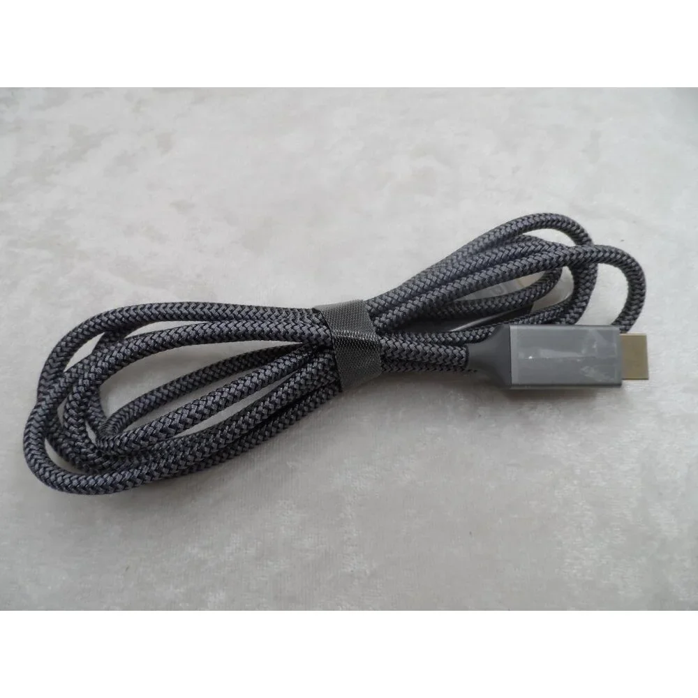 4K DisplayPort To HDMI Cable 6' Nylon Braided UHD 2K@120Hz 4K@30Hz